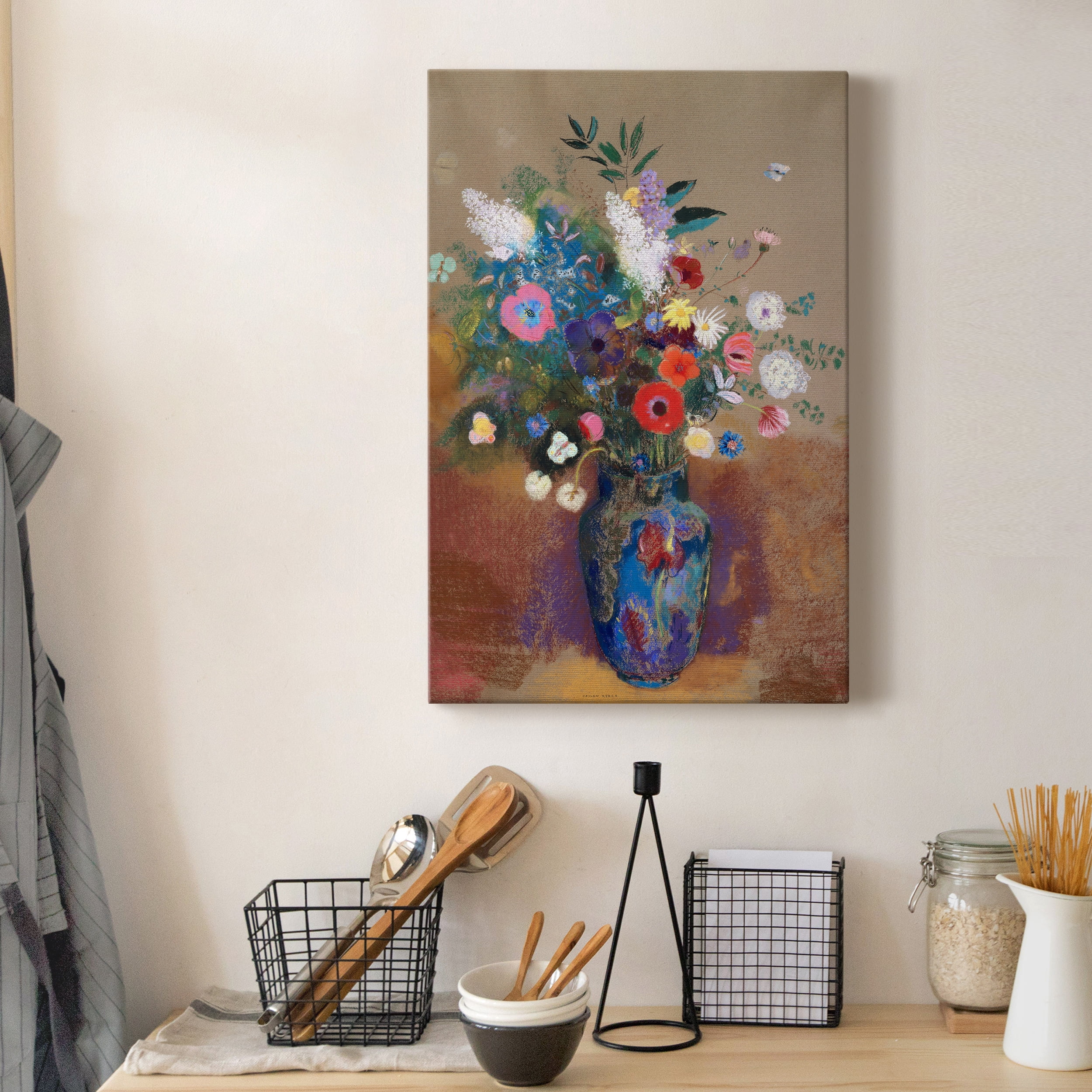 Bouquet of Flowers Premium Gallery Wrapped Canvas - Ready to Hang - 12 x 18