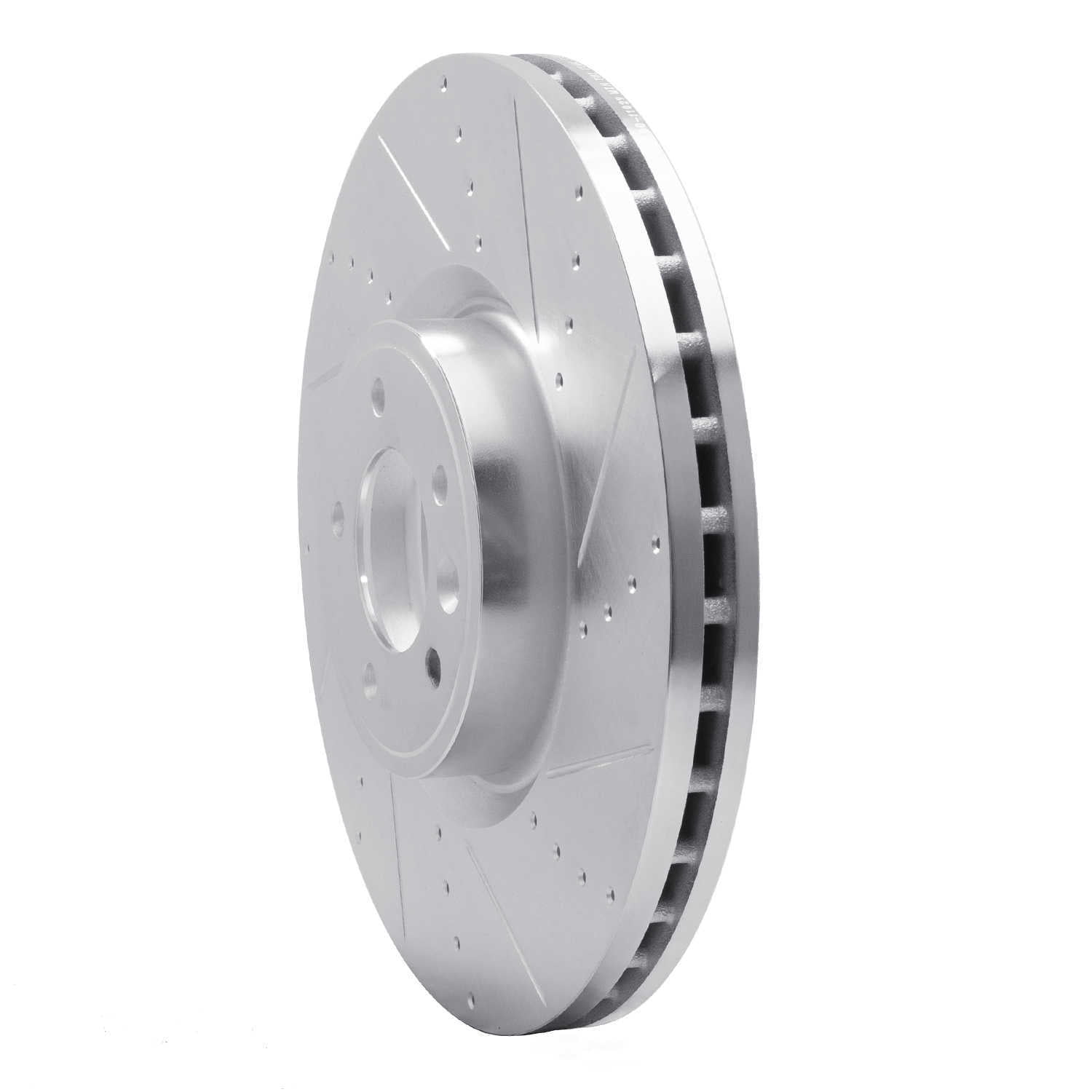 Dynamic Friction Company 631-11029R DFC Brake Rotor - Drilled And Slotted - Silver