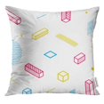 thumbnail image 1 of RYLABLUE Futur Motif Géométrique Simple Formes Isométriques Composition Hipster Couleurs Original Design Tendance Jeter Taie d'Oreiller Housse de Coussin, 1 of 1