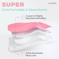 thumbnail image 4 of CALHNNA 4 Pack Highly Absorbent Reusable Dog Period Diaper Female Doggie Diapers for Heat Cycle, 4 of 5