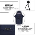 thumbnail image 4 of Fishing Hat for Men & Women, Outdoor UV Sun Protection Wide Brim Hat with Face Cover & Neck Flap - navy blue, 4 of 5