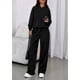thumbnail image 2 of Conjunto deportivo de mujer PRETTYGARDEN de 2 piezas con sudadera con capucha y pantalón de pierna ancha talla M, 2 of 8