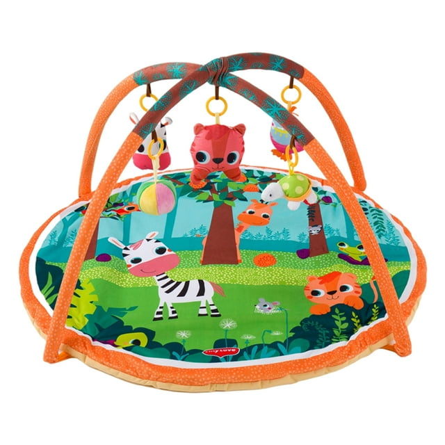 Alfombra de juego para bebés Sunnimix Alfombra de juego para recién nacidos Estampado Animal suave