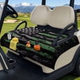 thumbnail image 3 of Xixirimido Easy-carry Golf Cart Seat Covers, Portable Golf Cart Seat Towel Blanket Quilted with 4 Pockets Fits for EZGO, Yamaha, Club Car & More 2-Seat Carts, Camouflage American Flag, 3 of 8