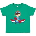 thumbnail image 3 of Inktastic Pilot Boy, Airplane, Plane, Flying, Brown Hair Boys Toddler T-Shirt, 3 of 5