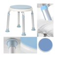 thumbnail image 5 of Taburete para ducha redondo - Banqueta para Baño Ajustable en Altura - Taburete giratorio 360 ° esquí esquí Gafas de esquí, 5 of 5