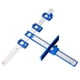 thumbnail image 2 of Plantilla para perforar agujeros, guía de broca central, localizador, regla de perforación de madera (azul) Likrtyny  Para estrenar, 2 of 7