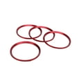 thumbnail image 4 of Hub Trim Hub Rings 4pcs Car Wheel Center Hub Trim Decorative Cover Red Replacement For   10th Gen 2016 -2019, 4 of 8