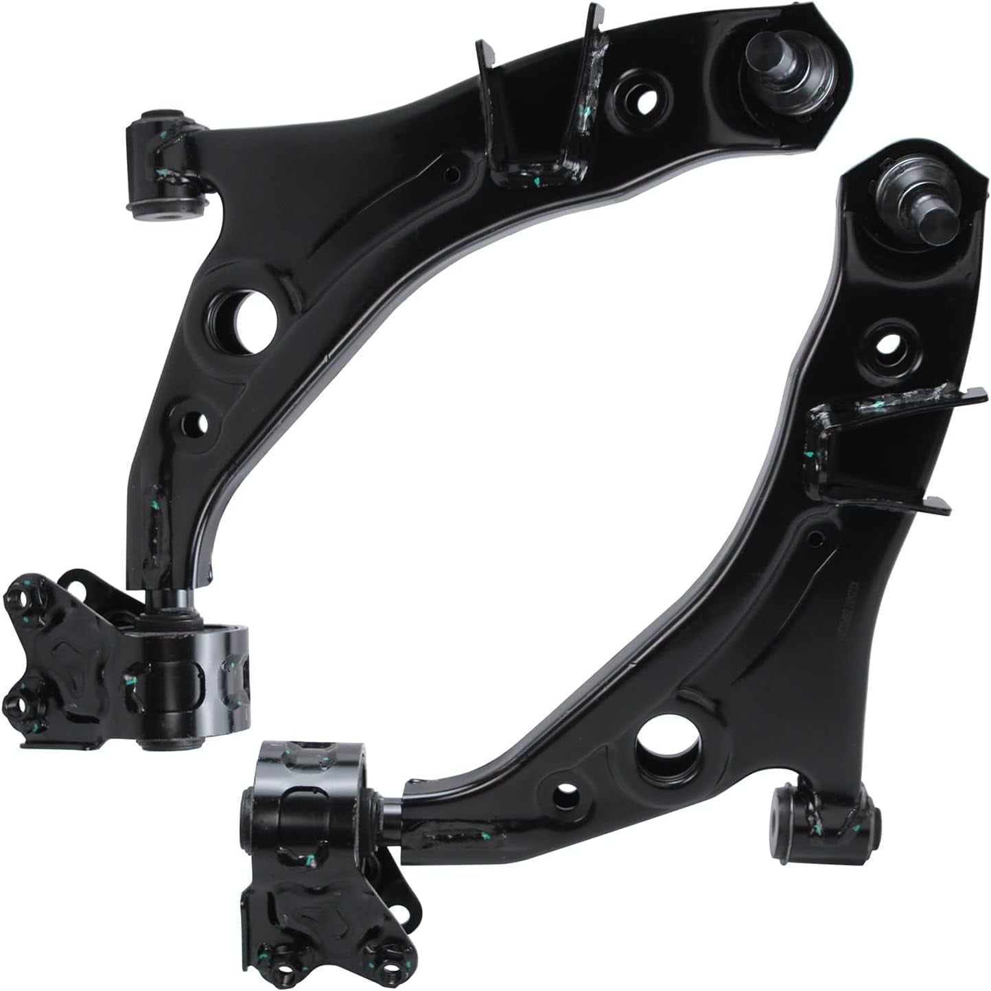 Detroit Axle - 10pc Front End Kit for 2007-2014 Ford Edge 2007-2015 Lincoln MKX, 2 Lower Control Arms w/Ball Joint 2 Sway Bars 4 Inner Outer Tie Rods 2 Boots 2008 2009 2010 2011 2012 2013 Replacement