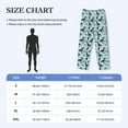thumbnail image 4 of Lsque Penguins Whales Print Men's Pajama Pants, Lounge Pant - Comfortable Home Wear,Elastic Waistband, Stylish Design-X-Large, 4 of 9