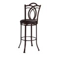 thumbnail image 2 of Linon Tabouret de Bar Pivotant en Métal Calif 30 Pouces Brun Café, 2 of 8