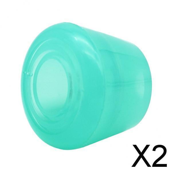 Tope de patines Colamx 2X pastillas de freno verde 2 piezas
