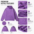 thumbnail image 4 of ZHENGLM Digital Print Hoodie for Men Women Oversized Pullover Sweatshirt, 4 of 5