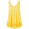 thumbnail image 1 of HSHDLDF Plus Size Swing Lace Flowy Tank Top for Women, 1 of 4