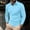 #Sky Blue, variant on DPTALR Men's Casual Fashion Long-Sleeve Pullover Shirt Turn-Down Collar,Breathable,Sky Blue Big and Tall Men L