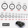 thumbnail image 3 of Fishing Rod Repair Ceramic Guide Ring Replacement Kit 14 Sizes 0.13in to 1.86in,Perfectly Compatible, Your Best Companion for Fishing., 3 of 4