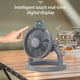 thumbnail image 5 of Xihbxyly Ventilador de Camping para Exteriores, Batería Recargable de 10000 Mah, Control Remoto y Luces Led, 4 Velocidades, Silencioso y Potente, Diseño Portátil, Perfecto para Picnics, Senderismo y, 5 of 7