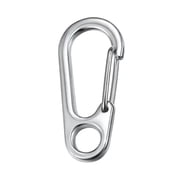 FEAMOS 10Pcs Spring Snap Hook Key Holder Keychain Carabiner Alloy Carabiner Keychain Clip Multifunction Carabiner Keychain