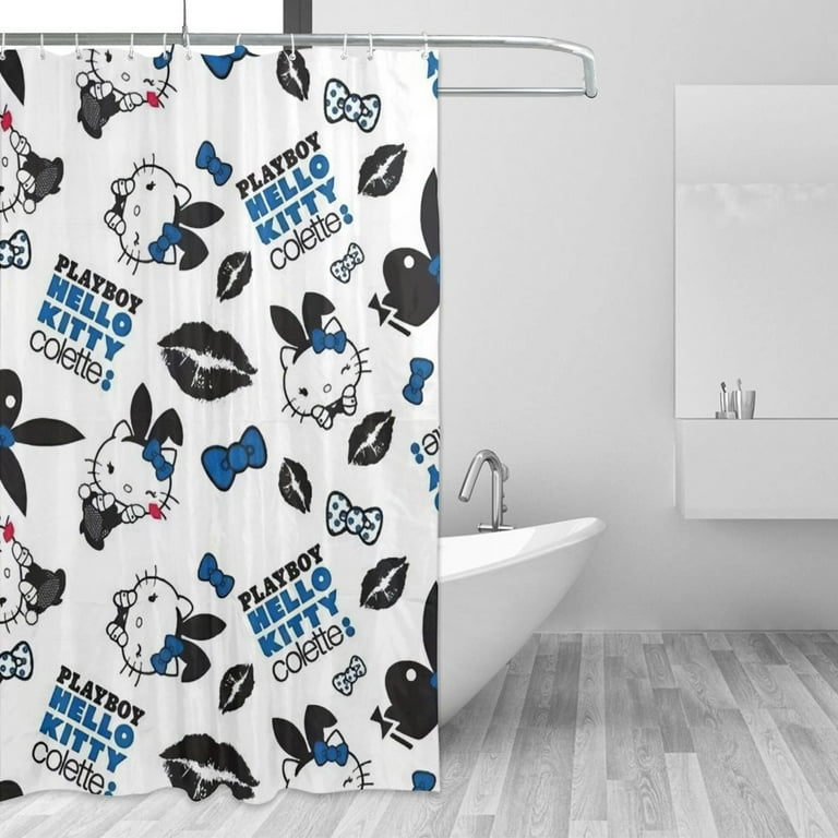 PLAYBOY Shower Curtain hotsell CLEAR