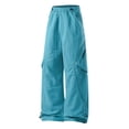 thumbnail image 6 of YABCSAZ Mens Casual Cargo Hiking Pants Lightweight Breathable Quick Dry Elastic Waist Stretch Trousers Outdoor Waterproof Camping Fishing Running Athletic Active Pants Trousers with Pockets, 6 of 9