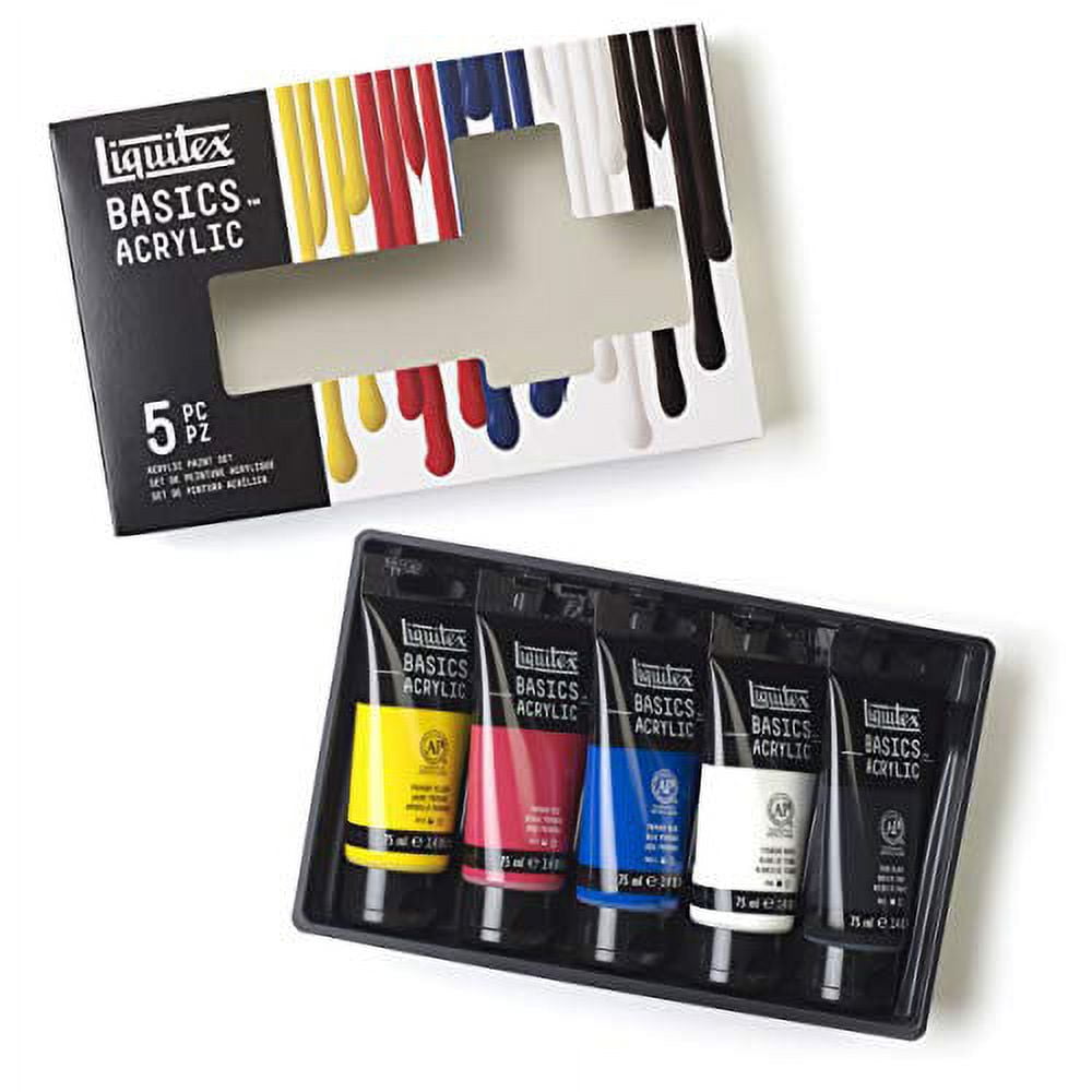 Liquitex BASICS Acrylic Color Value Set, 5-Colors