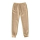 thumbnail image 3 of WILLBEST Pantalones Deportivos Casuales para Mujer, Forrados, de Pierna Ancha y Recta, para Entrenamiento, de Cintura Alta, para Yoga, con Bolsillos para Mayor Comodidad Diaria. Mediana, 3 of 4