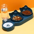 thumbnail image 3 of Grofry Double Pet Food Bowl And Water Bottle Set , Detachable Tilted Cat Dog Feeder Bowl with Automatic Water Dispenser for Small Medium Dogs Cats, 3 of 7