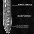 thumbnail image 4 of Kegani Santoku Knife - 7" Japanese Chef Knife - 67-Layer Damascus Steel with Japanese VG-10 Core - Full Tang and Razor Sharp Kitchen Knife - Ergonomically Designed Handle, 4 of 6