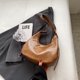 thumbnail image 3 of Bag Women PU Fashion Handuling Showarm Axila Crescent Croscent Crossbody Khaki, 3 of 9