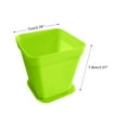 thumbnail image 3 of Hariumiu Garden Multi Fleshed Colorful Plastic Flower Pot with Tray, Small Square Flower Plates, Multi Fleshed Plant Pots, Cost-Effective Square Pots, 3 of 11