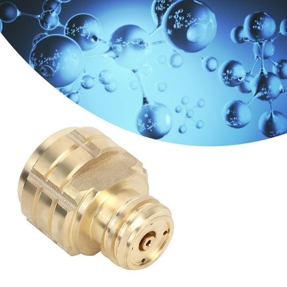 CO2 Cylinder Refill Adapter Female Thread G1/2 to Male Thread TR21-4 for SodaStream Soda Club(Gold )