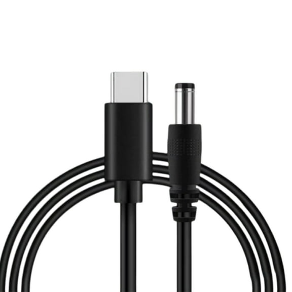 USB C to DC5521 12V Adapter Cable Power Charging Cord for Outdoor Use and Travel,Easy Connecting Electronic Accessory