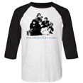 thumbnail image 1 of Breakfast Club Group White Heather/Vintage Black Adult 3/4 Sleeve Raglan T-Shirt, 1 of 2