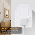 thumbnail image 3 of 2 packs, night light with twilight sensor, adjustable brightness, directional light, warm white, 3 of 5