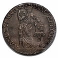 thumbnail image 2 of 1786 East India Company VOC Silver 3 Gulden AU-50 PCGS, 2 of 3