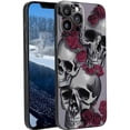 thumbnail image 1 of Compatible with iPhone 13 Pro Phone Case, Skull-4 Case Silicone Protective for Teen Girl Boy Case for iPhone 13 Pro, 1 of 1