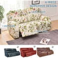 thumbnail image 4 of Recliner Slipcovers -Pieces Lazyboy Recliner Covers Recliner Couch Covers Recliner Chair Cover Non Slip Reclining Slipcovers with Storage Pockets Furniture Protector for Living Room, 4 of 7