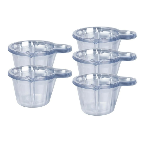 Tazas de desechables para Resina-5 unidades de 1,4 onzas de plástico taza para pintura, herramienta de pegamento