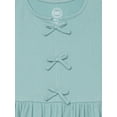 thumbnail image 3 of Wonder Nation Girls Bow Front Skater Dress with Short Sleeves, Sizes 4-18 & Plus, 3 of 3