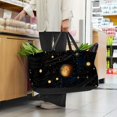 thumbnail image 6 of Constellation Collapsible Oxford Cloth Laundry Bag Grocery Bags Shopping Bag with Reusable Foldable Large Capacity, 6 of 7