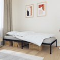 thumbnail image 1 of vidaXL Metal Bed Frame Black 100x190 cm, 1 of 4