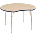 thumbnail image 5 of ECR4Kids Crescent Maple Top Thermo-Fused Adjustable 44.5'' x 48'' Novelty Activity Table, 5 of 7