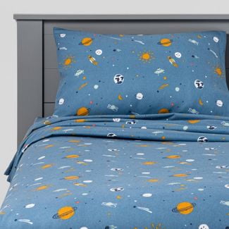 3pc Toddler Fun Frenzy Cotton Sheet Set Pillowfort Blue for sale online 