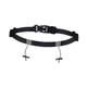 thumbnail image 3 of Cinturón elástico para triatlón y running, práctico portanúmeros, accesorio deportivo unisex. negro, 3 of 9