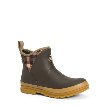 Muck Women's Originals Ankle, Brown/Plaid, 8