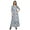 Light Grayish Blue2, variant on Moomaya Plus Size Printed Loose Palazzo And Kurta Set Ethnic Dress For Women
