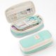 thumbnail image 4 of Estuche de lápices de gran capacidad - Caja de papelería de lona extensible 30 portabolígrafos • Macaron Color • Cierre de cremallera • Organizador multiusos para maquillaje de viaje • Lavable y, 4 of 8