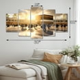 thumbnail image 4 of Designart "Kaaba Reflection Islam wall art I" Islamic Metal Wall Décor Set, 4 of 5