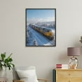 thumbnail image 4 of Paint By Numbers Kit for Adults Beginner - Yellow Freight Train Winter Landscape DIY Canvas Painting Kits for Adults, Frameless Paint By Number for Adults for Home Wall Decor 16x20 Inch, 4 of 7
