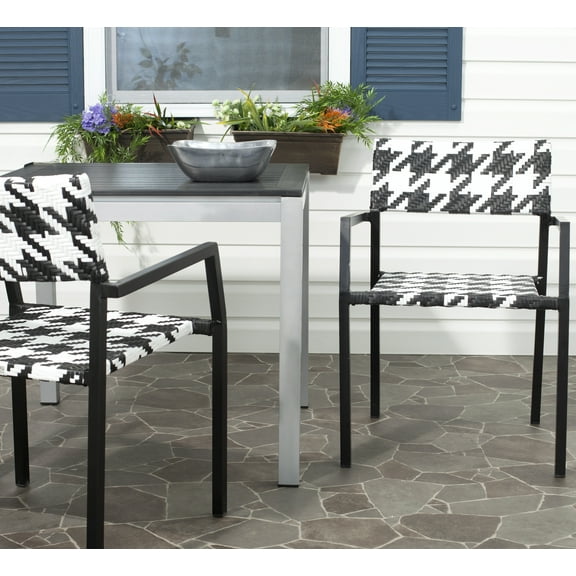Safavieh Halden Indoor/Outdoor Modern Rattan Chair, Set of 2